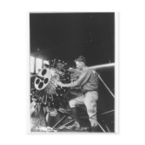 Charles Lindbergh Circa 1927 Post Card