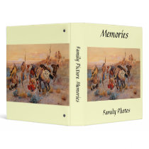 Charles M. Russell's First Wagon Tracks (1908) binders by MasterpieceGallery Charles M. Russell's First Wagon Tracks (1908) binders
