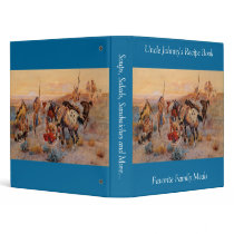 Charles M. Russell's First Wagon Tracks (1908) binders by MasterpieceGallery Charles M. Russell's First Wagon Tracks (1908) binders