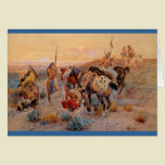 Charles M. Russell's First Wagon Tracks (1908) cards
