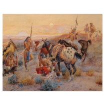 Charles M. Russell's First Wagon Tracks (1908) flyers