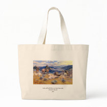 Charles M. Russell's Loops and Swift Horses (1916) Tote Bag