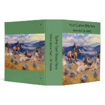 Charles M. Russell's Loops and Swift Horses (1916) binders by MasterpieceGallery Charles M. Russell's Loops and Swift Horses (1916) binders