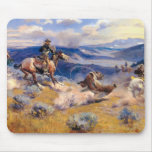 Charles M. Russell's Loops and Swift Horses (1916) Mousepads