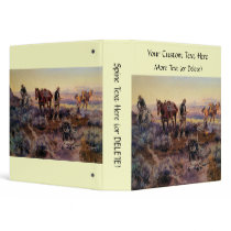 Charles M. Russell's Paying the Fiddler (1919) binders