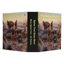 Charles M. Russell's Paying the Fiddler (1919) binders