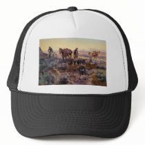 Charles M. Russell's Paying the Fiddler (1919) Mesh Hats