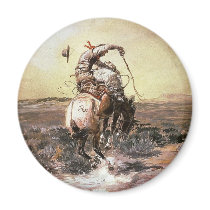Charles Marion Russell - Slick Rider magnets