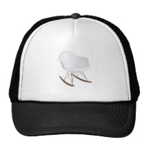 Charles & Ray Eames Shell Eiffel Rocking Chair Hats