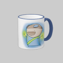 Charles the Raver mug - Blue mugs