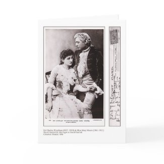 Charles Wyndham & Mary Moore Greeting Card card