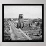 Charleston and Ruins of the Circular Church 1865 posters