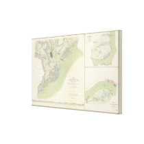 Charleston defenses, Belmont battlefield Stretched Canvas Prints