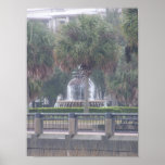 Charleston Fountain Poster posters