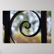 Charleston Iron Gate Detail Print
