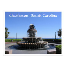 Charleston SC Waterfront Park Fountain Post Card
