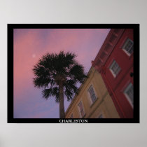 Charleston Sunset Poster