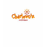 Charlevoix , Michigan - with Sun Icon T-shirts