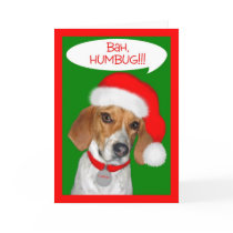 Charley Dog Series Bah Humbug Clothing and Gifts Card