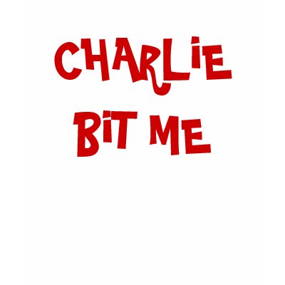 CHARLiE BiT ME Tshirt by DIVA516