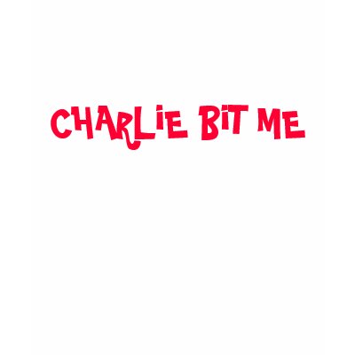 CHARLiE BiT ME T-shirt by DIVA516