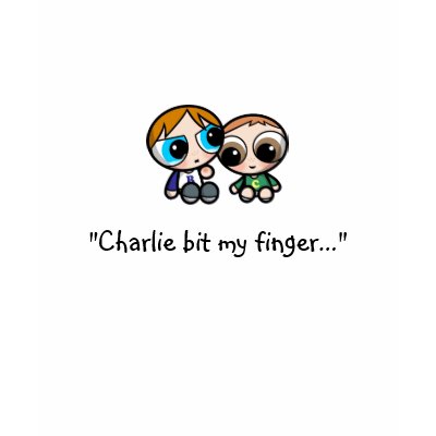 Charlie bit my finger tee shirts by jpmcintire
