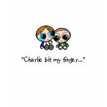 Charlie bit my finger t-shirts