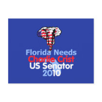 Charlie Crist 2010 Postcard
