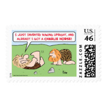 charlie horse caveman stamps