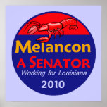 Charlie Melancon Senate 2010 Louisiana Dem Poster