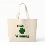 Charlie Sheen St. Patrick's Day Tote Bags