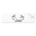 Charlie the Unicorn "Glub Glub" Bumper Sticker bumper stickers