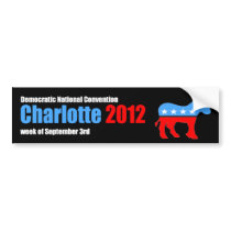 Charlotte 2012 bumper sticker