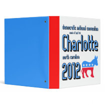 Charlotte 2012 convention vinyl binders