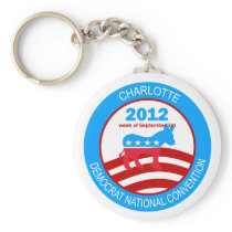Charlotte 2012 Democrat Convention Keychains