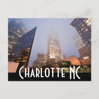 Charlotte NC postcard