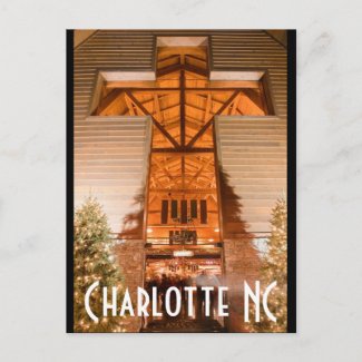 Charlotte NC postcard