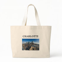 CHARLOTTE north carolaina Tote Bags