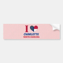 Charlotte, North Carolina Bumper Sticker