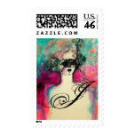 CHARM MONOGRAM POSTAGE STAMP