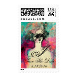 CHARM MONOGRAM ,Save The Date Postage