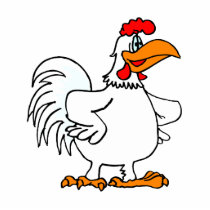 Charmichael Chicken photo sculptures