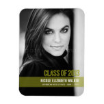 Charming Band Graduation Announcement Magnet magnets