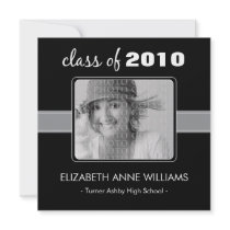 Charming Black Custom Graduation Announcement invitations by BeezKneez Charming Black Custom Graduation Announcement invitations