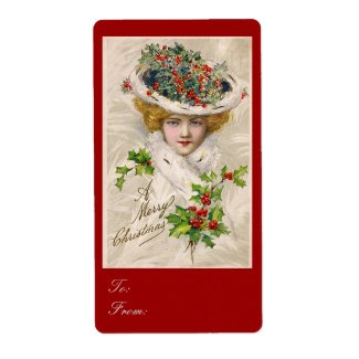 Charming Christmas Lady