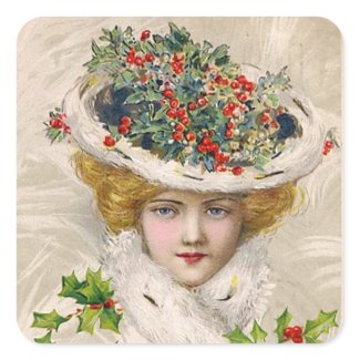 Charming Christmas Lady