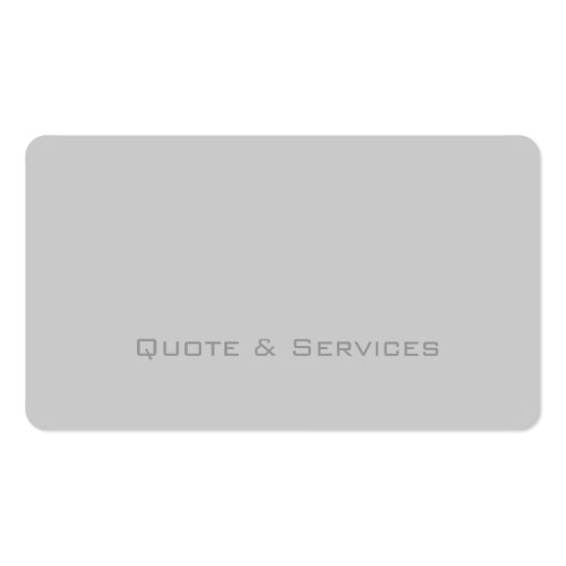 Charming Cutting Edge Soft Pale Colors Business Card (back side)