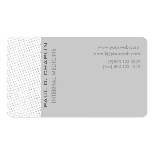 Charming Cutting Edge Soft Pale Colors Business Card (front side)