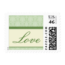 Charming Damask Love Stamps :: hunter green