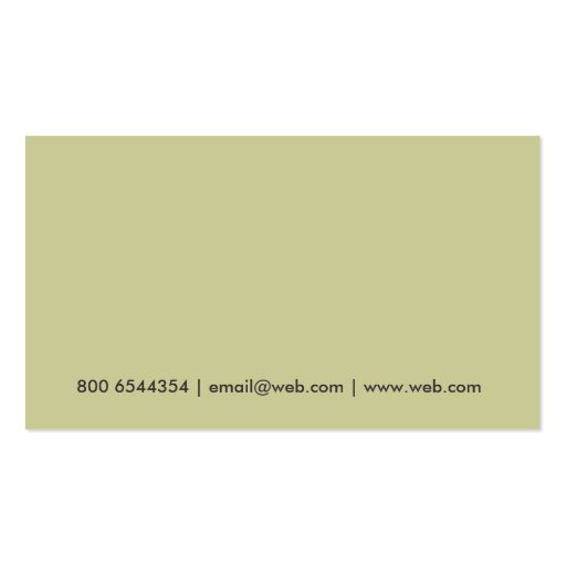 Charming Designs Business Card Template (back side)